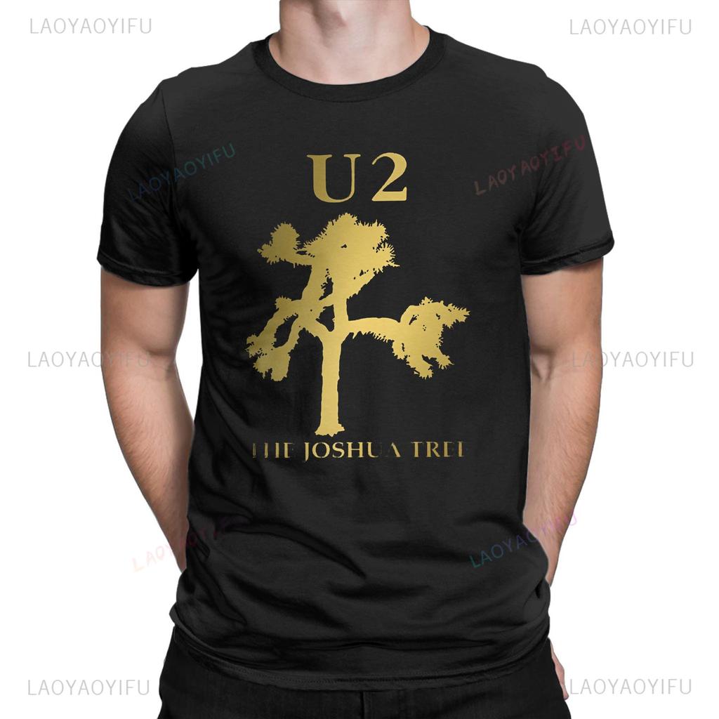 U2 Band Joshua Tree Unisex Premium T Shirt Short Sleeve Round Collar Rock Fan Party Tees