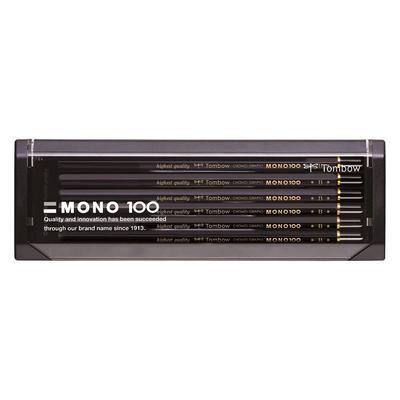 Tombow Pencil Prémiová tužka B MONO 100 struktura s kondenzovanou Kreslicí a rýsovací 1 tucet (Ultrajemné částice o vysoké hustotě) MONO-100B