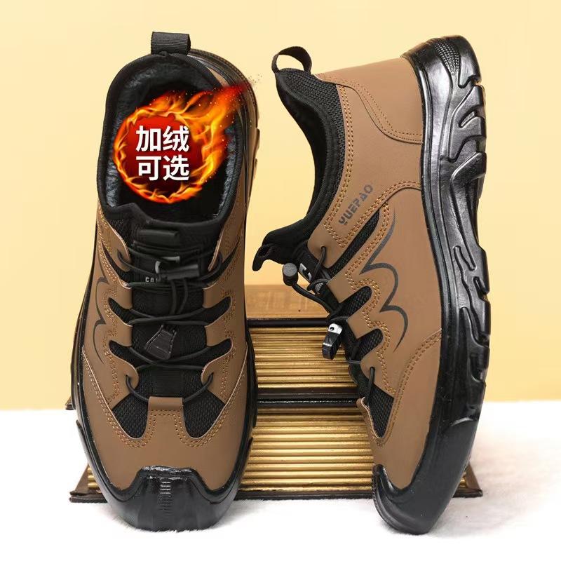 

Новые утолщенные мужские ботинки на осень и зиму с нескользящей подошвой из бархата, теплые повседневные высокие спортивные ботинки для снега, мягкая подошва, мягкие хлопковые ботинки 44