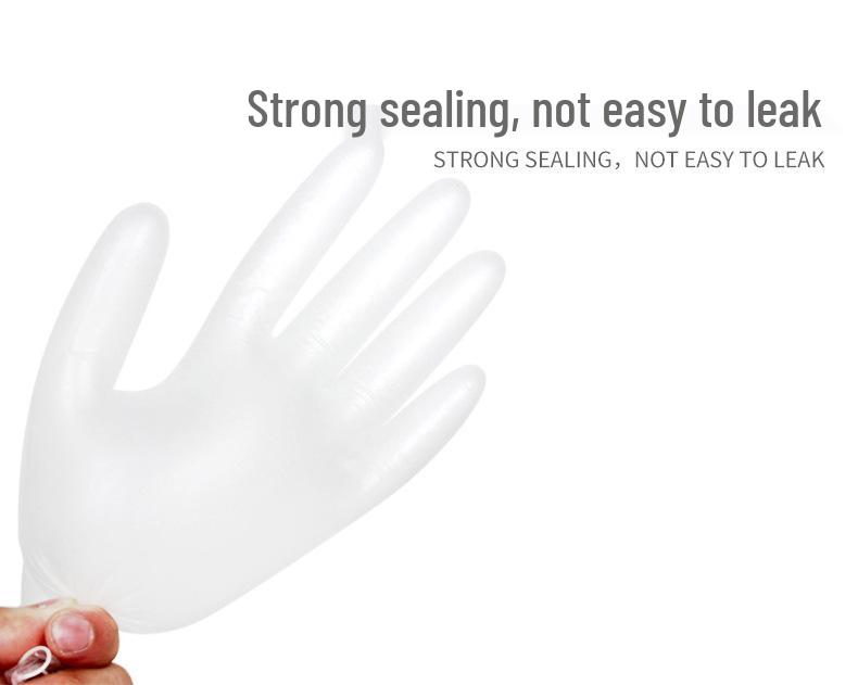 Kaileshou Thickened Waterproof PVC Food Grade Gloves for Catering, Cleaning, Baking, and Inspection