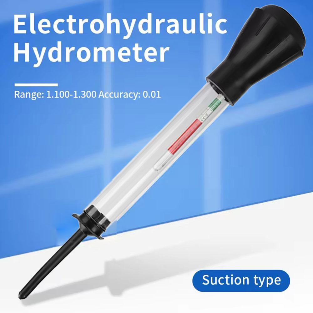 Battery Hydrometer Battery Electric Density Meter Electric Gravidness Suction Acid Tester Electrolyte Lead Flooded
