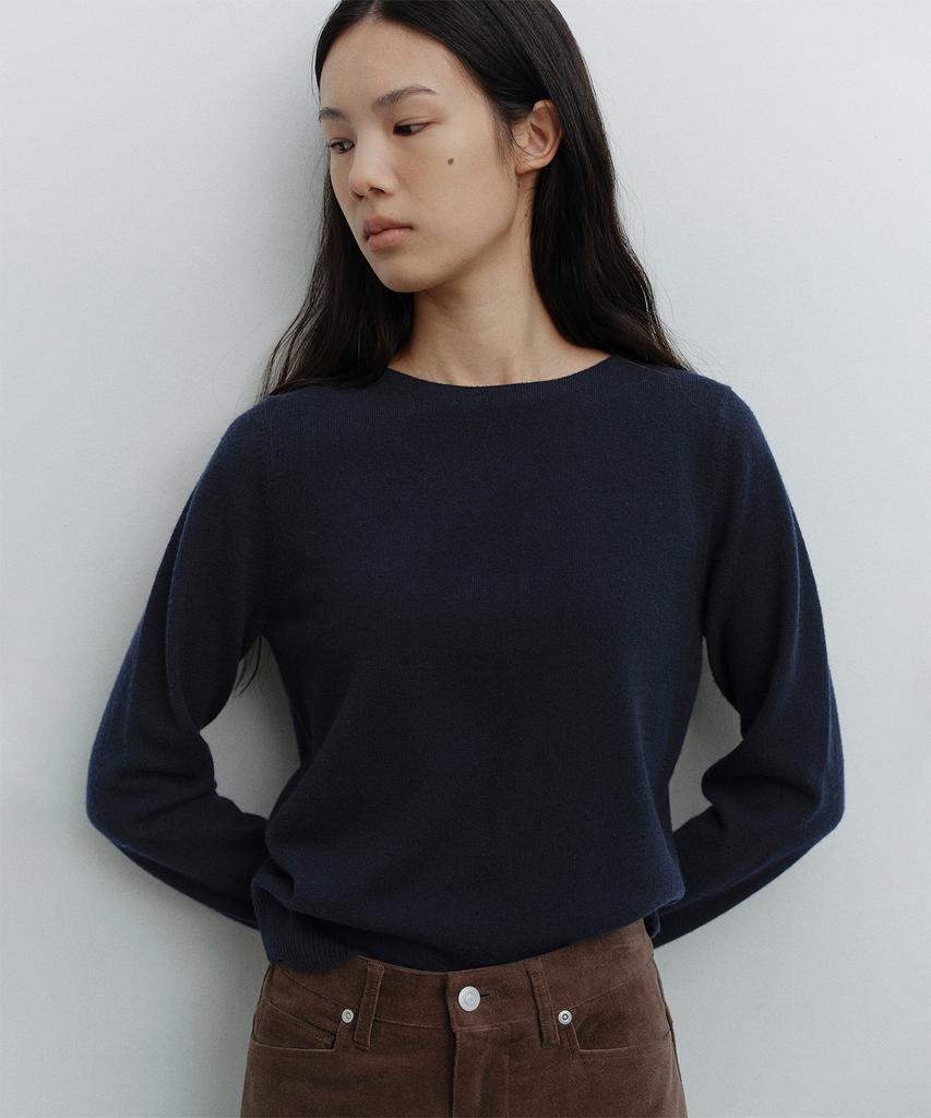 ANOTHER OFFICE WOMEN W. Libre Wool Basqueshirt (Dark Navy)