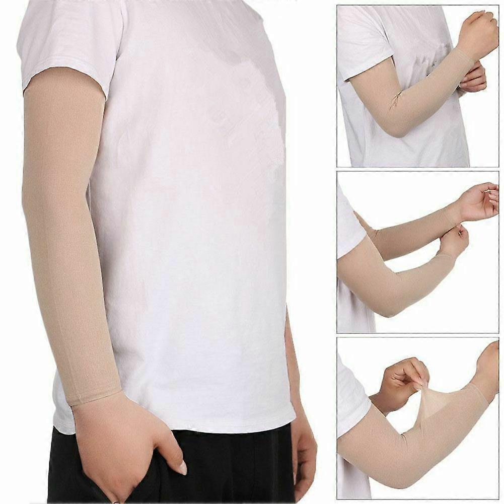 Skin Color Forearm Concealer Tattoo Cover Up Sleeves 2022 Sleeves Long