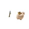 African Tribal Lady Figurine Miniature Animal Sculpture Creative Lightweight Tabletop Decoration for