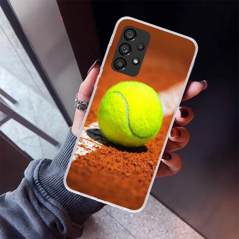 Tennis Sport Phone Case For Samsung Galaxy A12 A52S A42 A32 A22 A51 A50 Note 20 Ultra 10 S10 Plus A71 A70 A31 A30 A10S Galaxy A1