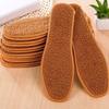 1 Pair Thick Winter Shoe Insoles Fleece Lined Anti-slip Shoe Insert Warm Cold Weather Shoe Liner Sweat-wicking Breathable Foot Cushion