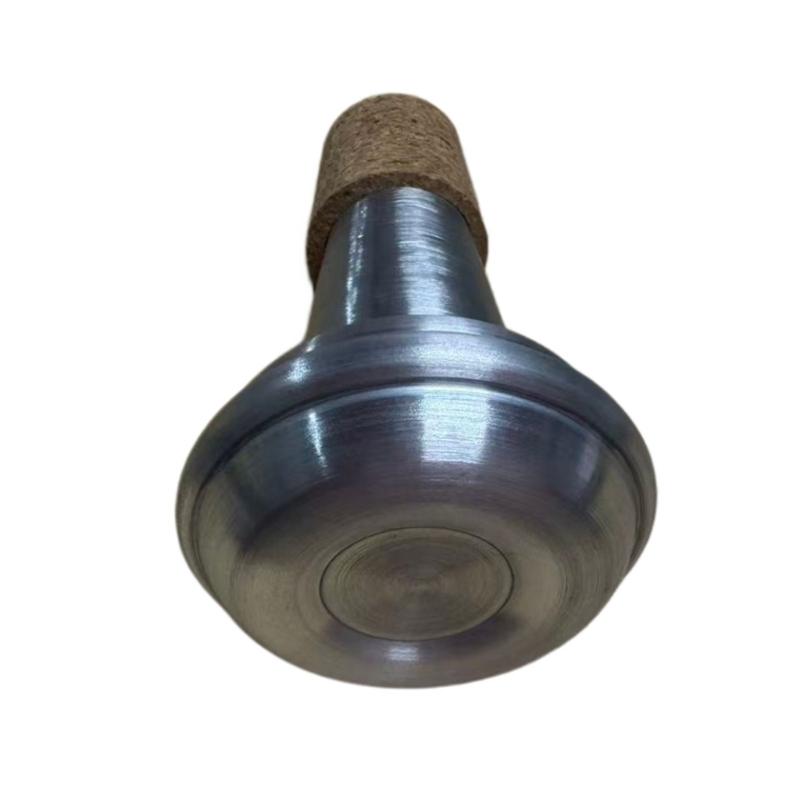 Portable Bb Trumpet Mute For Quiet Practice Aluminum Alloy Light weight Easy To Carry Durable Sound Reducer