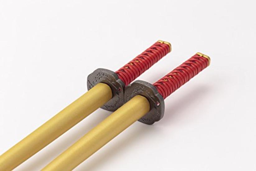 Kotobukiya Samurai Chopsticks with Japanese Sword Kuroda Kanbei and Sword Chopstick Rest Stand-Shaped