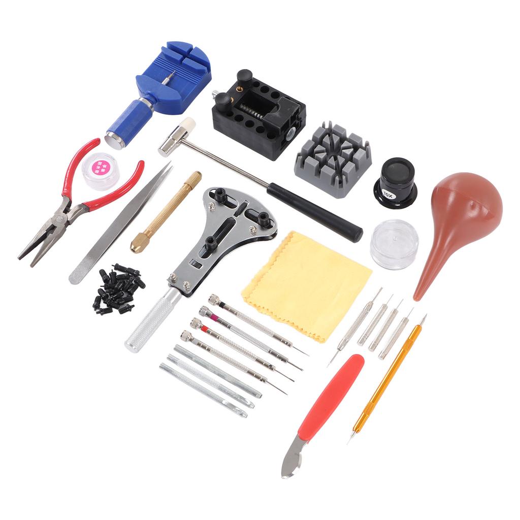 Uhrenreparaturset Batteriewechsel Werkzeugset Uhrenarmband Entfernungswerkzeugset Gehäuseöffner