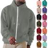Hoodies For Men Zip Up Hoodie Drawstring Casual Long Sleeve Pocket Hooded Sweatshirts