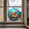 Turtles Window Glass Electrostatic Stickers Anti-collision Static Cling Glass Decals Warning Art Stickers Home Decoration#39