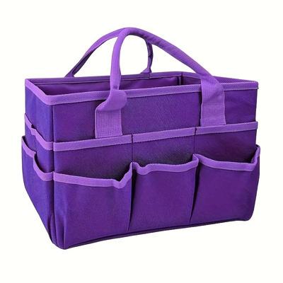 1 Stück Mehrfachtaschen Aufbewahrungstasche Großes Fassungsvermögen Handwerk Nähen Organizer Tragbar Faltbar Handtasche Modische Handtaschen
