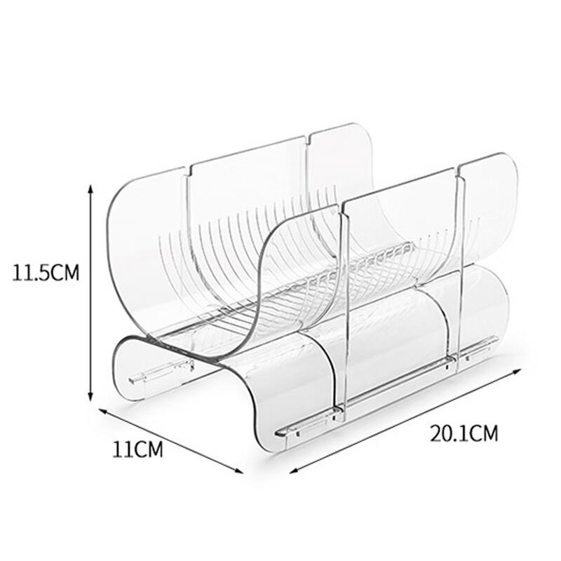 Zhi Shi Stackable Transparent Wine Bottle Storage Rack