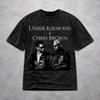 Chris Brown Usher R&B Tour 2026 Shirt Washed Style For Men Women Cotton Tee Shirts Clothing