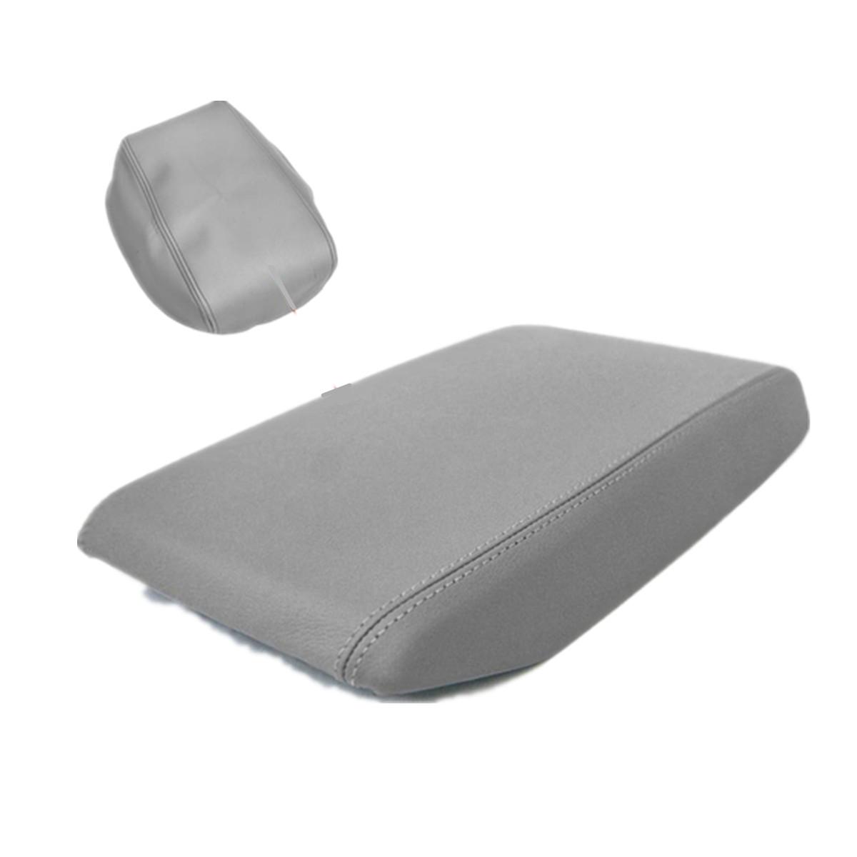 

Console Lid Armrest Cover Fits For Toyota Highlander 2008-2013 Gray Leather