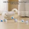 Automatic Moving Toy Automatic Kitten Toy With Feather Interactive Cat Toys Smart Electric Cat Toys Rechargeable Automatic Cat