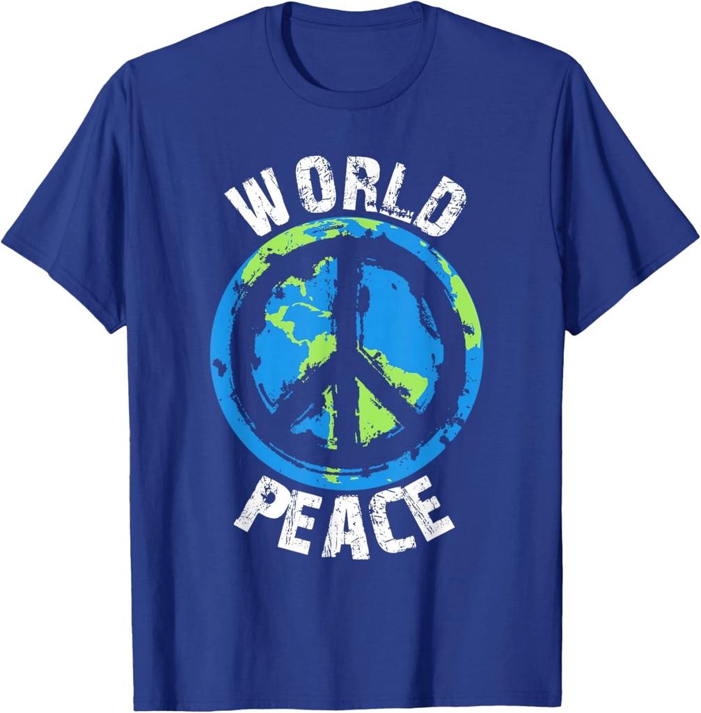 Paz Mundial Paz Global Na Terra Presente Camiseta Unissex