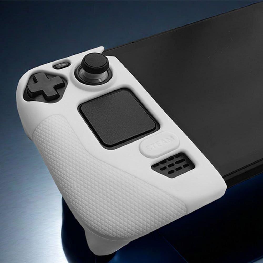 Anti-slip Silicone Grip Shockproof Thicken Protection Case Protective Game Console Grip for Steam Deck/Steam Deck OLED