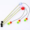 Cat Toys Colorful Flower Stick Cat Toys Interactive Wool Ball Tassel Sticks Toy for Cats Scratching Long Handle Toy Pet Products