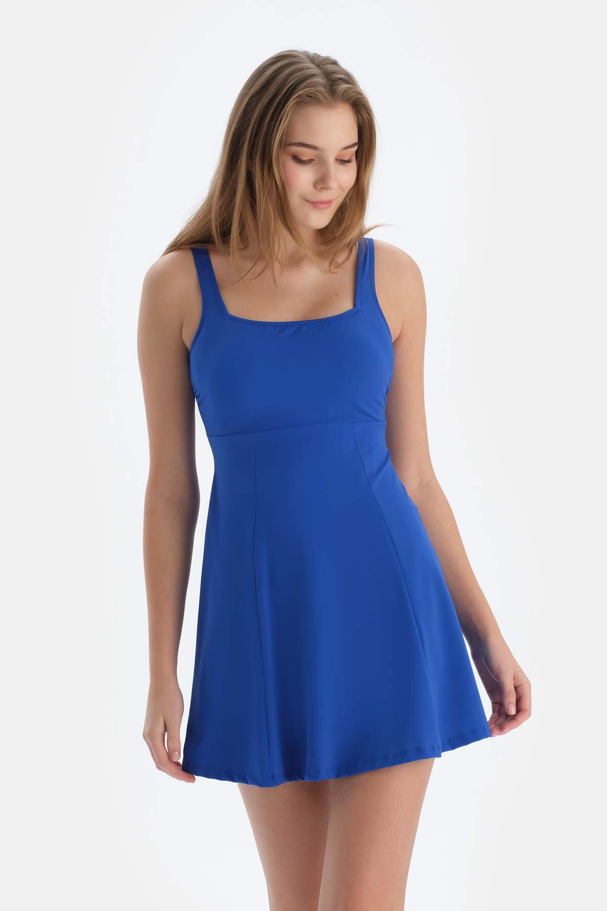 

Женский модный новый купальник, платье с квадратным воротником Sax