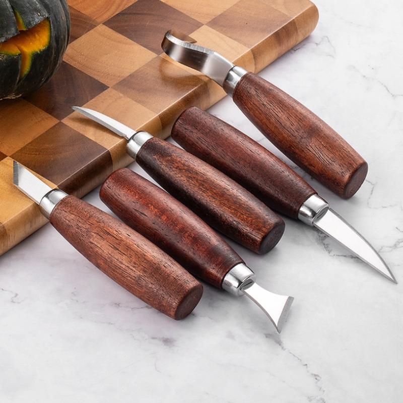 5 ks nářadí pro řezbářství dláto Dřevoobráběcí fréza Sada ručního nářadí Řezbářský nůž DIY Odstraňování kůry Řezbářství