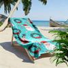 Whimsical festive cheer Print beach towel, quick drying, suitable for travel, outdoor sports, jogging, the beach and swimming, gift
