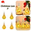 Festive Christmas Teapot-shaped Led Electronic Candle Light Santa Claus Christmas Tree Reindeer Snowman Decorative Prop