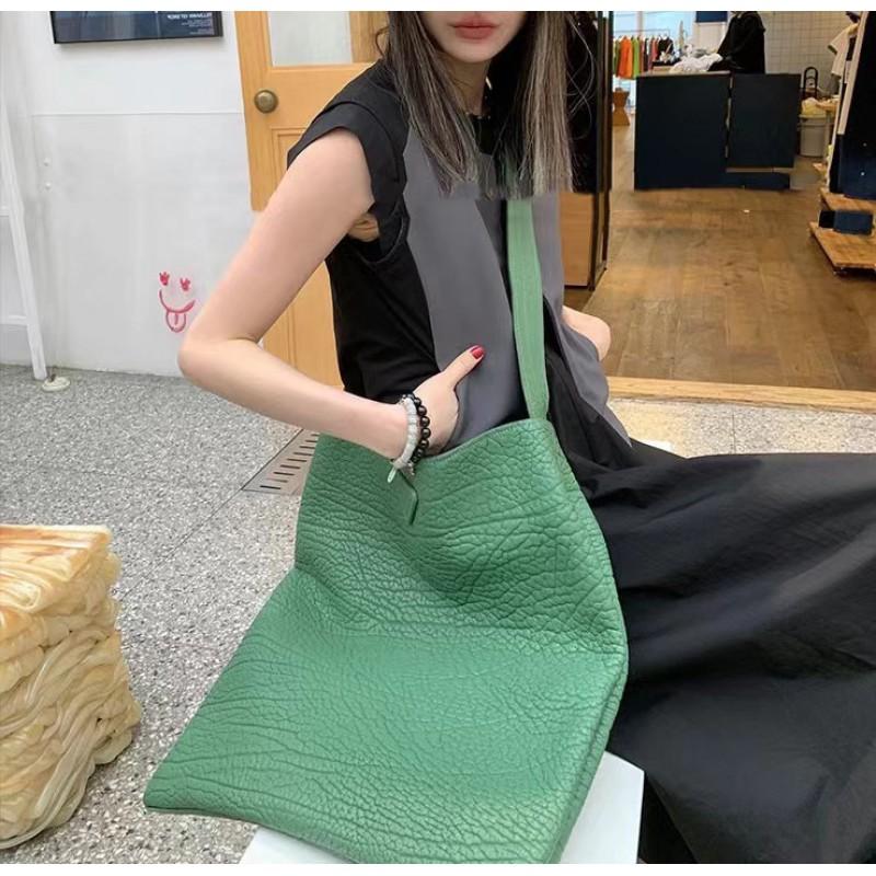 Mona Style Green Tote Bag Large Capacity Casual Shoulder Crossbody Women