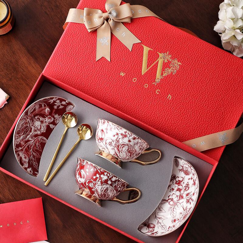 

WOOCH Ceramic Coffee Cup Gift Set for Couples