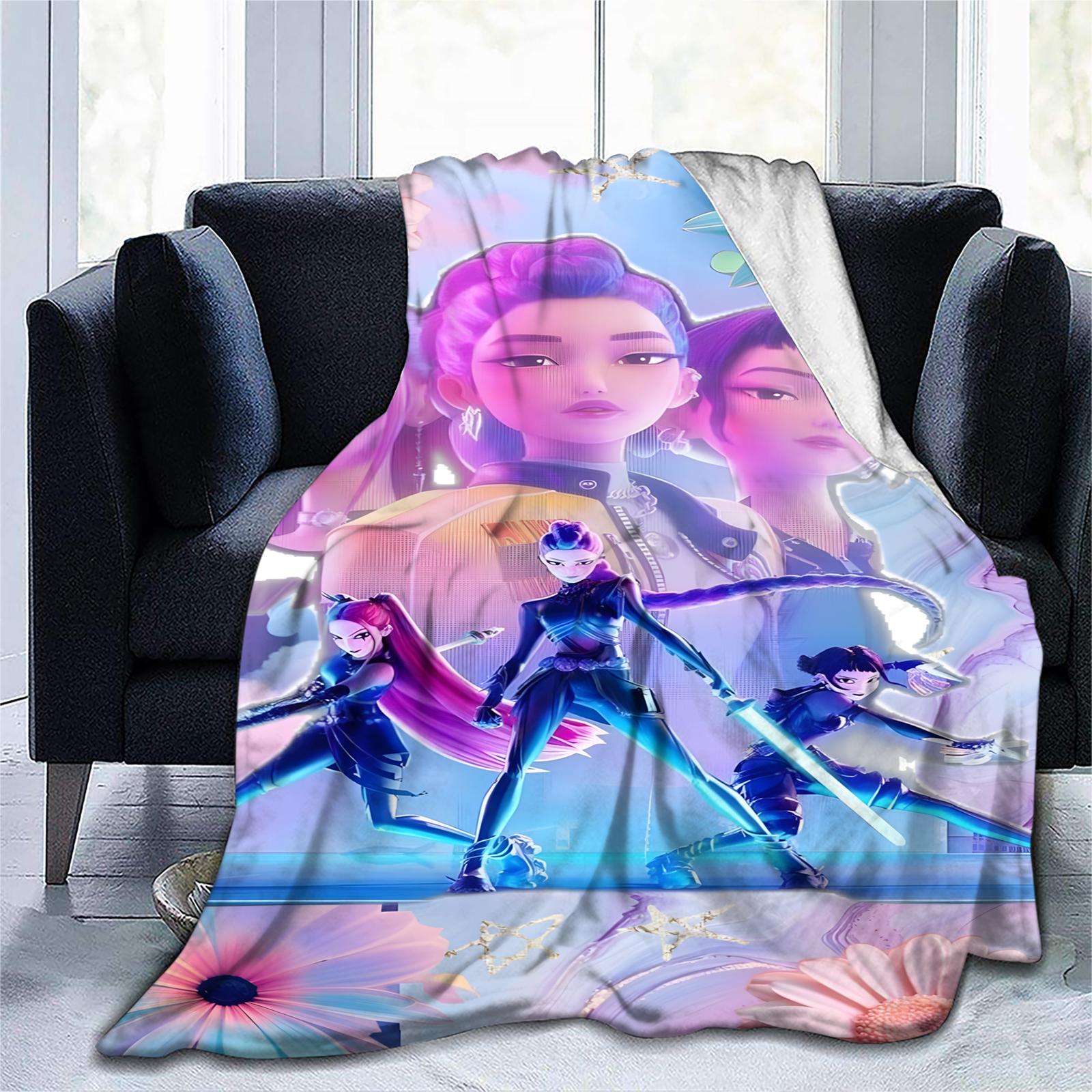 

150*200см Фланелевое Одеяло с Цифровой Печатью Кондиционирующее Одеяло Одеяло для Дивана Подарок для Девочки One Size