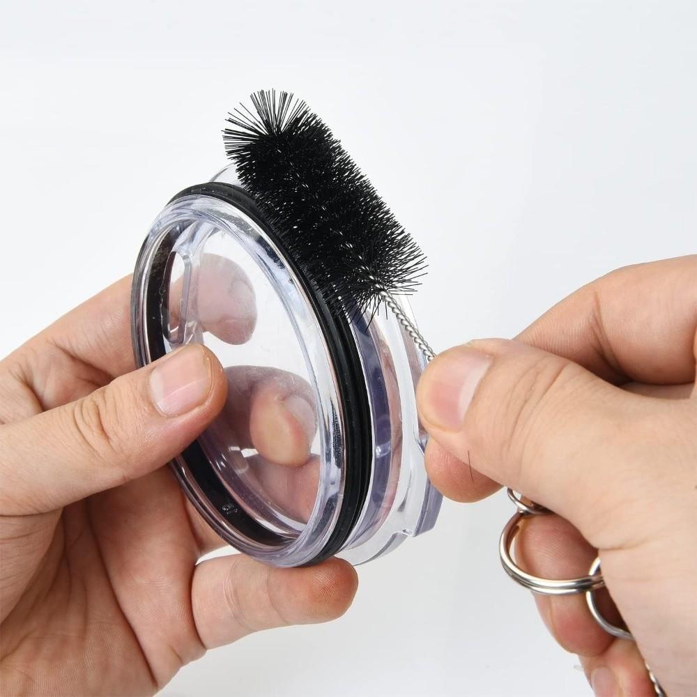 3pcs/set Reusable Bottle Cleaning Brushes Soft Hair Brush Cup Cleaning Brush  Pipeline Cleaning