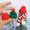 5/50Sets Mini Knitting Scarf Wine Bottle Decor Christmas Party Tabletop Dinner DIY Decorative Ornaments Mini Santa Hats Scarf