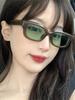 Vintage Cat Eye Sunglasses Women Green Rectangle Frame Designer Inspired Chic Shades For Unisex Eyeglasses Uv400