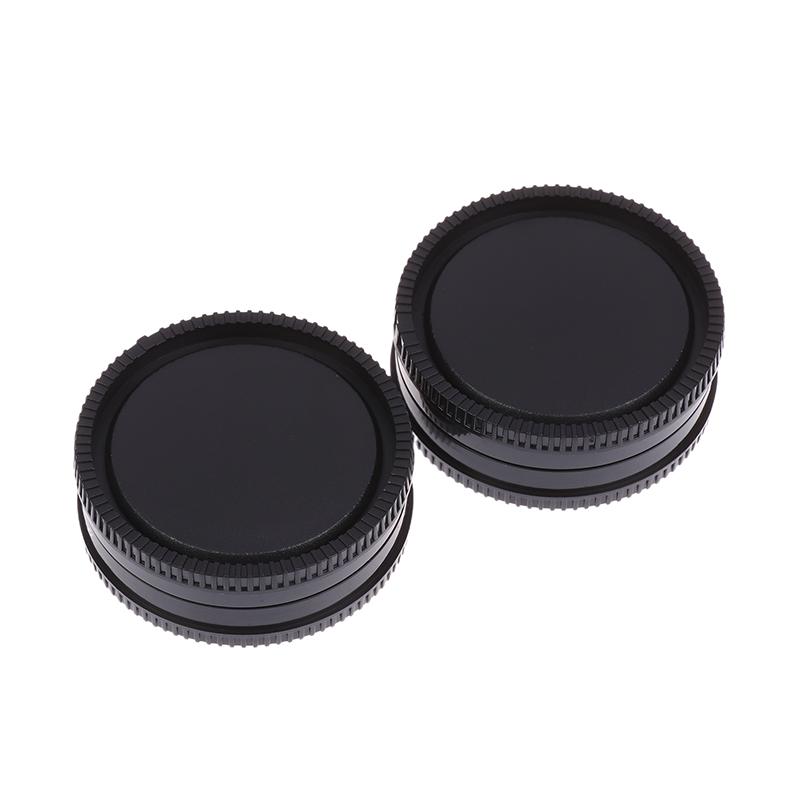 2Pcs Camera Accessories Plastic Camera Lens Cap Dustproof Cover Rear Lens Cap For E Mount Nex7/Nex5/Nex3/A7/A7R2