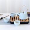 DRY017 Shadow Green Travel Ceramic Tea Set