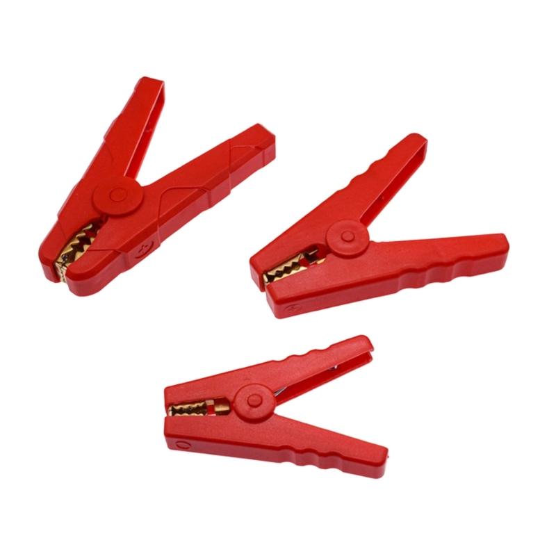 High Current Battery Clamps Clip With Copper Conductors for Automotive Marine Power Tool Equipment 100A 300A 500A Option