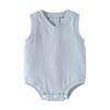 Unisex Summer Baby Bodysuit - Pure Cotton Jacquard Newborn Romper Gift