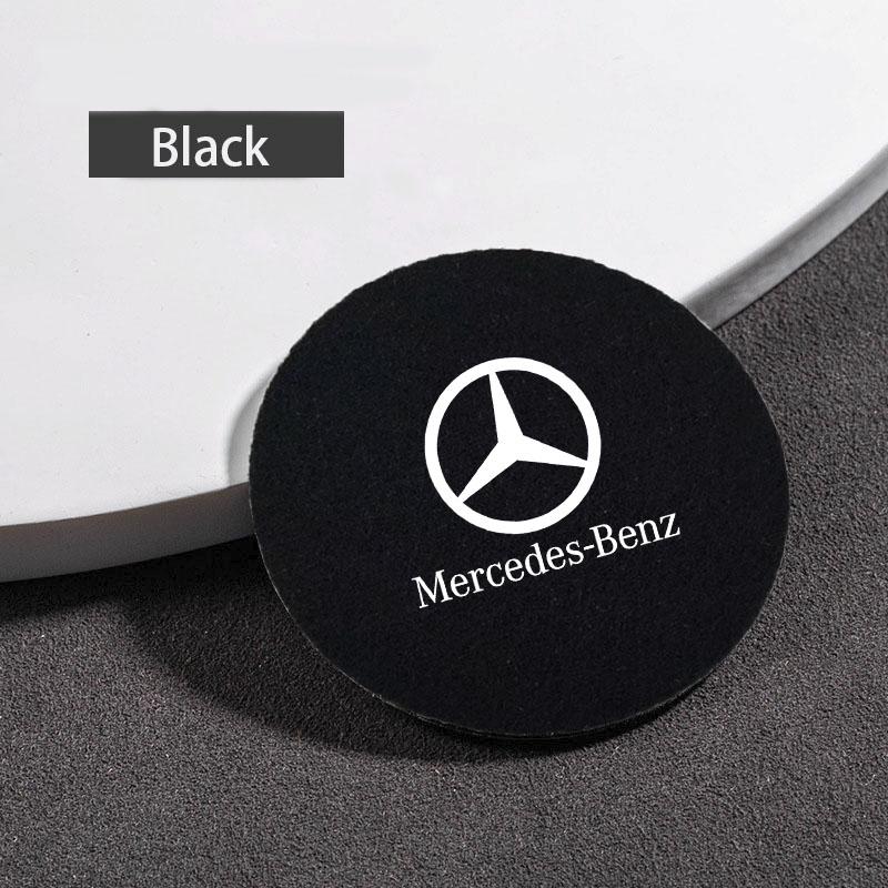 DDE2 Non-slip Car Water Cup Pad Coaster Anti-skid Cup Holders For Mercedes benz E GLK CLS A W204 W213 W221 ML ABR c200 Accessories