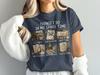 Crossword T Shirt, Dark Academia Graphic Featuring Spare Time Lettering