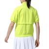 FootJoy TWINSOF Water-Repellent Short-Sleeve Full-Zip Stand-Collar Jacket, Evening Primrose, Women's, Size M (FJW-S24-O01, 81973-M)