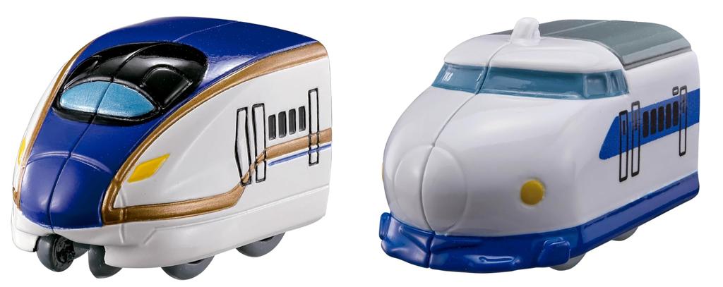 Bikkura Tamago Bath Toy Vehicle Bath Additives Connecting Shinkansen Edition 4 X 10 Pieces