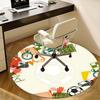 Chair Mat: Colorful Soccer Ball Design Office Carpet Chair Mats for Home Decor, Office Use, Living Room, Bedroom, Gift Idea1118020a