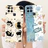For Infinix Smart 6 X6511 X6511B X6511E Cute Cat Flower Cartoon Phone Case For Infinix Smart6 Shockproof Soft Silicone Bumpers