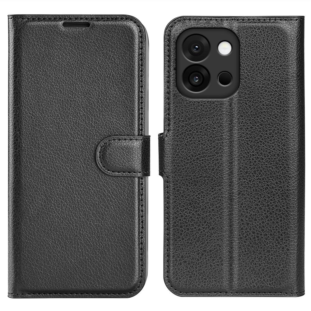 For OnePlus 13T 5G Wallet Case Litchi Texture Shockproof Leather Flip Stand Phone Cover