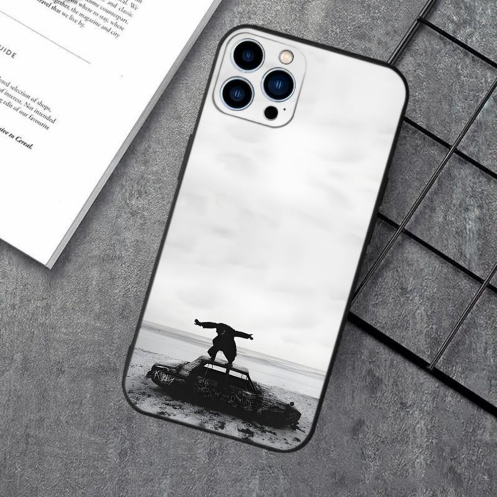 The 1975 Band Rock Phone Case For Apple iPhone 15,14,13,12,11,XS,XR,X,8,7,Pro,Max,Plus,mini Silicone Black Cover