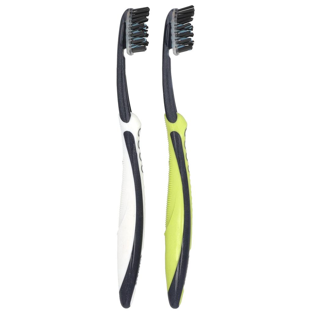 Oral-B Szczoteczka do zębów Pro-Flex z węglem aktywnym, średnie włosie, 2 sztuki