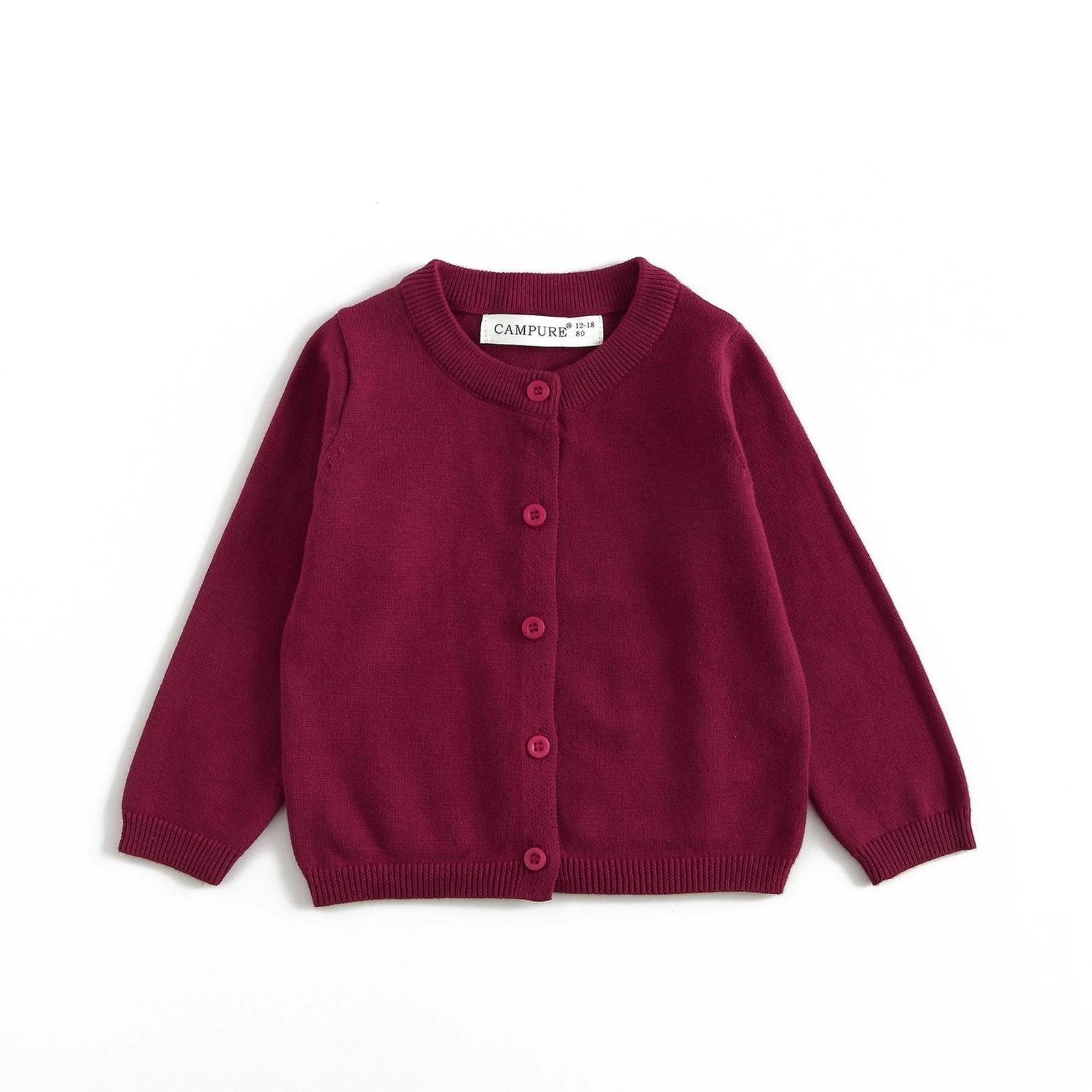 

Стильный повседневный кардиган для девочек 150 винный