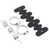 Motorcycle Exhaust Pipe Silicone Heat Shield Protector Anti Scald Guard Cover With Clamp For Dirt Bike Off Road Motorbike Repair