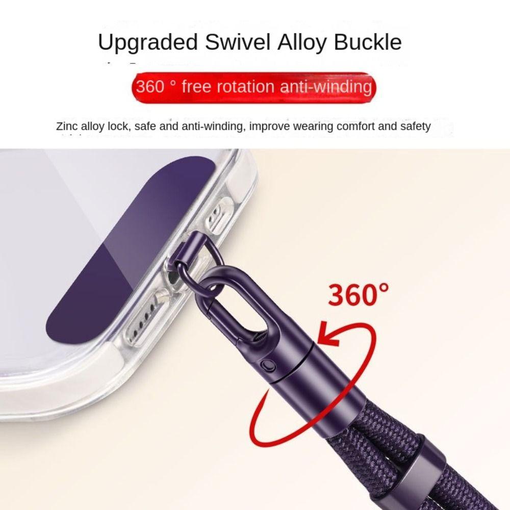 Adjustable Lanyard Woven Hanging Wrist Straps Cell Phone Accessories Hanging Rope  Men Women