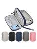 Travel Organizer Bag Cable Storage Pouch Carry Case Portable Waterproof Double Layers with Random Internal Layout
